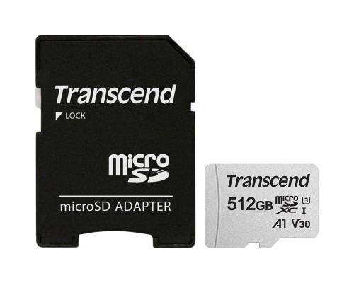 Карта пам'яті Transcend 512GB microSDXC Class 10 U3 (TS512GUSD300S-A)