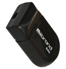 USB флеш накопичувач Mibrand 64GB Scorpio Black USB 2.0 (MI2.0/SC64M3B)
