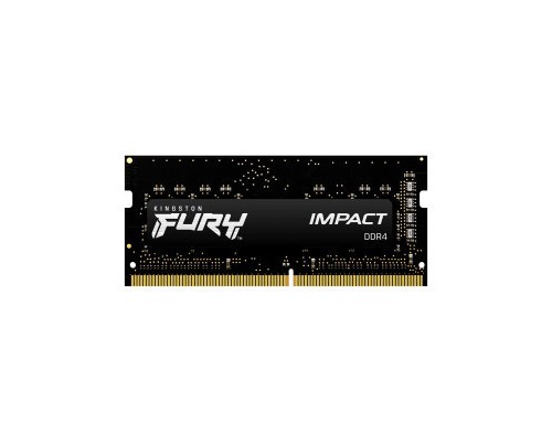 Модуль пам'яті для ноутбука SoDIMM DDR4 16GB (2x8GB) 3200 MHz Fury Impact Kingston Fury (ex.HyperX) (KF432S20IBK2/16)
