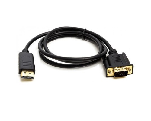 Кабель мультимедійний DisplayPort (M) ещ VGA (M) 1.0m PowerPlant (CA911882)