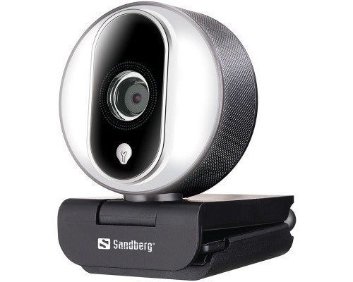 Веб-камера Sandberg Streamer Webcam Pro Full HD Autofocus Ring Light Black (134-12)
