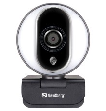 Веб-камера Sandberg Streamer Webcam Pro Full HD Autofocus Ring Light Black (134-12)