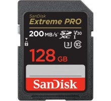 Карта пам'яті SanDisk 128GB SD class 10 UHS-I U3 V30 Extreme (SDSDXXD-128G-GN4IN)