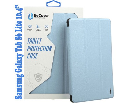 Чохол до планшета BeCover Soft Edge Pencil Mount Samsung Galaxy Tab S6 Lite 10.4 P610/P613/P615/P619 Light Blue (708354)