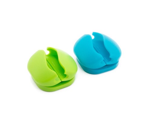 Тримач для кабелю Extradigital CC-950 Cable Clips, Green/Blue (KBC1714)