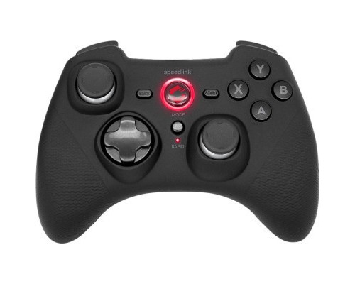 Геймпад Speedlink RAIT Wireless for PC/PS3/Switch/OLED Rubber-Black (SL-650110-BK)