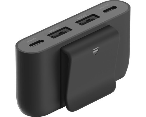 Концентратор 2хUSB-C/2хUSB-A 2.0m black Belkin (BUZ001BT2MBKB7)