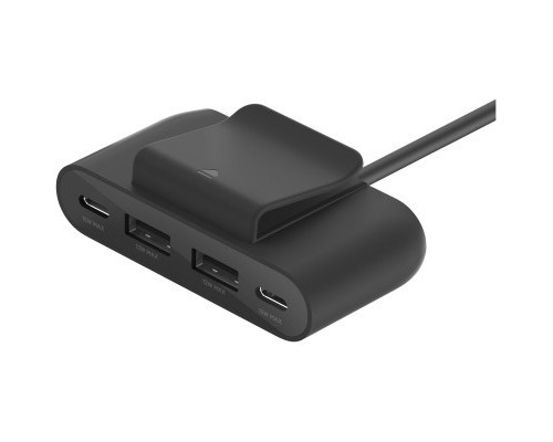 Концентратор 2хUSB-C/2хUSB-A 2.0m black Belkin (BUZ001BT2MBKB7)