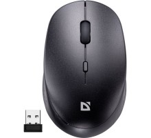 Мишка Defender Auris MB-027 Silent Wireless Black (52027)