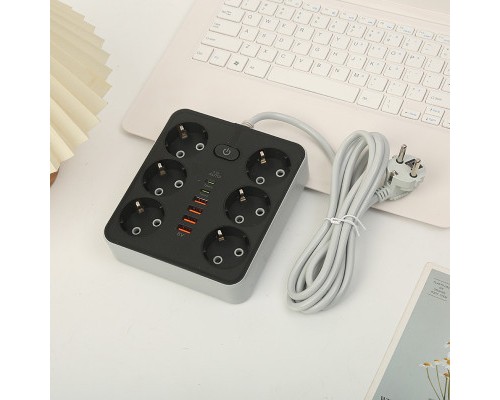 Мережевий фільтр живлення XoKo XK-SP-6-4-2-BK