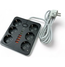 Мережевий фільтр живлення XoKo XK-SP-6-4-2-BK