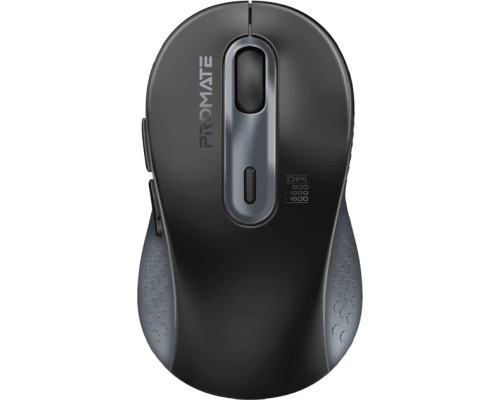 Мишка Promate Ken Wireless/Bluetooth Black (ken.black)