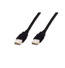 Дата кабель USB 2.0 AM/AM 1.8m Digitus (AK-300100-018-S)