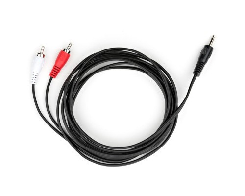 Кабель мультимедійний Jack 3.5mm M to 2xRCA 3 m Vinga (VCPDCJ35MRCA23BK)