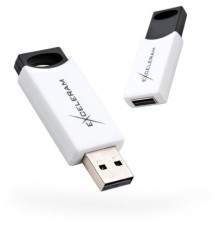 USB флеш накопичувач eXceleram 32GB H2 Series White/Black USB 2.0 (EXU2H2W32)