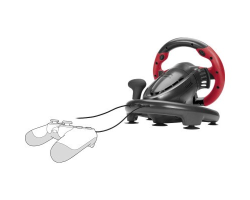 Кермо Speedlink Trailblazer Racing Wheel PC/Xbox One/PS3/PS4 Black/Red (SL-450500-BK)