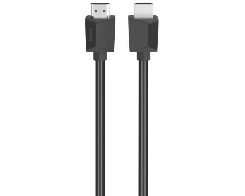 Кабель мультимедійний HDMI to HDMI 1.5m Black Ethernet 4K Hama (00205005)