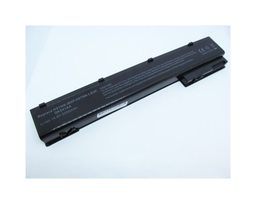 Акумулятор до ноутбука EliteBook 8560w HSTNN-LB2Q, 5200mAh, 8cell, 14.8V, Li-ion AlSoft (A47241)