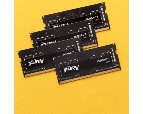 Модуль пам'яті для ноутбука SoDIMM DDR4 64GB (2x32GB) 3200 MHz Fury Impact Kingston Fury (ex.HyperX) (KF432S20IBK2/64)