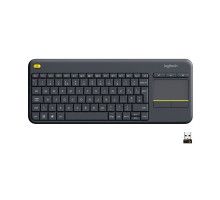 Клавіатура Logitech K400 Plus Touch Wireless UA Black (920-007145)