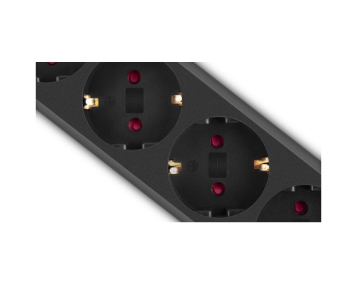 Мережевий фільтр живлення REAL-EL RS-Protect M 5m, black (EL122300030)