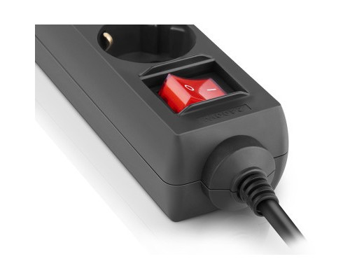 Мережевий фільтр живлення REAL-EL RS-Protect M 5m, black (EL122300030)