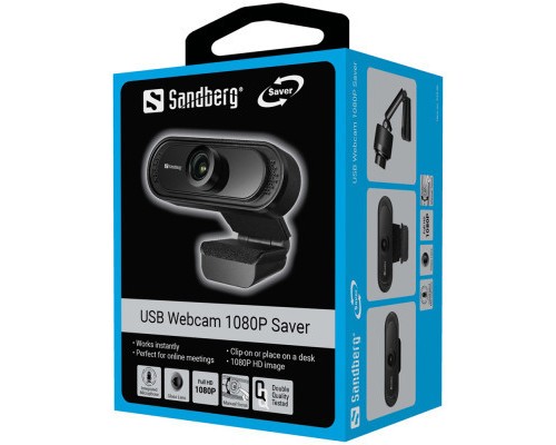 Веб-камера Sandberg Webcam 1080P Saver Black (333-96)