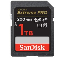 Карта пам'яті SanDisk 1TB SD class 10 UHS-I U3 V30 Extreme PRO (SDSDXXD-1T00-GN4IN)