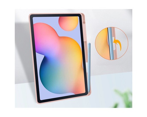 Чохол до планшета BeCover Soft Edge Pencil Mount Samsung Galaxy Tab S6 Lite 10.4 P610/P613/P615/P619 Rose Gold (708355)