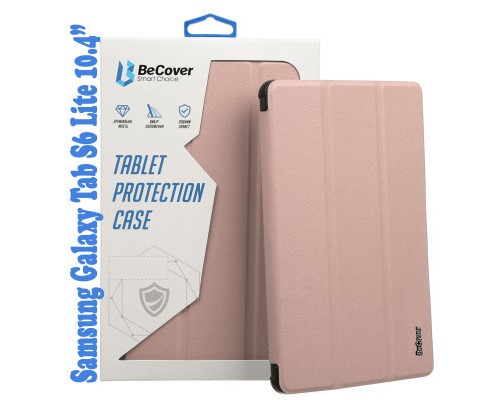 Чохол до планшета BeCover Soft Edge Pencil Mount Samsung Galaxy Tab S6 Lite 10.4 P610/P613/P615/P619 Rose Gold (708355)