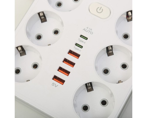 Мережевий фільтр живлення XoKo XK-SP-6-4-2-WH