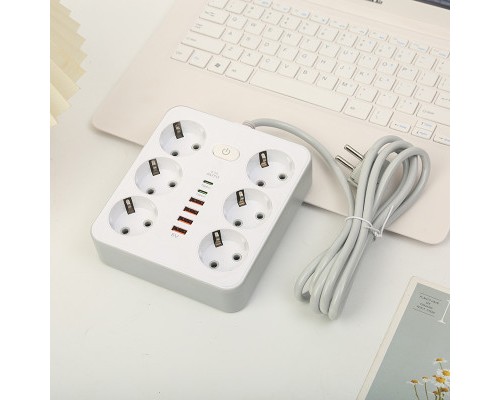 Мережевий фільтр живлення XoKo XK-SP-6-4-2-WH