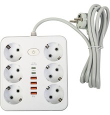 Мережевий фільтр живлення XoKo XK-SP-6-4-2-WH