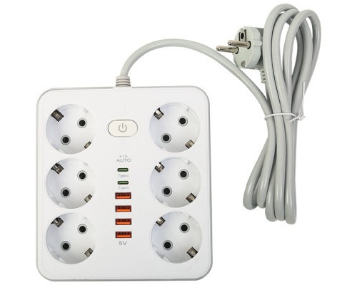 Мережевий фільтр живлення XoKo XK-SP-6-4-2-WH