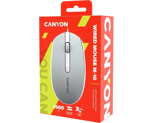 Мишка Canyon M-10 USB Dark Grey (CNE-CMS10DG)