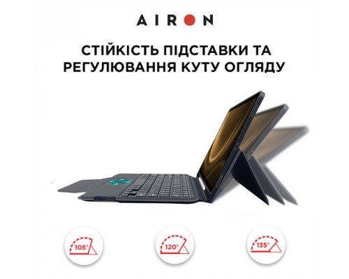Чохол до планшета AirOn Premium Samsung Galaxy Tab S9 FE 10.9'' 2023 + Keyboard (4822352781114)