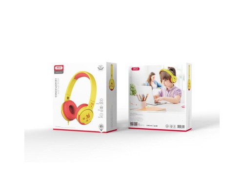 Навушники XO EP47 Red-Yellow (XO-EP47RD)