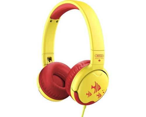 Навушники XO EP47 Red-Yellow (XO-EP47RD)