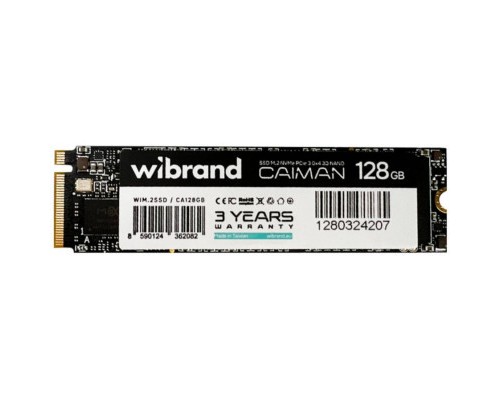 Накопичувач SSD M.2 2280 128GB Caiman Wibrand (WIM.2SSD/CA128GB)
