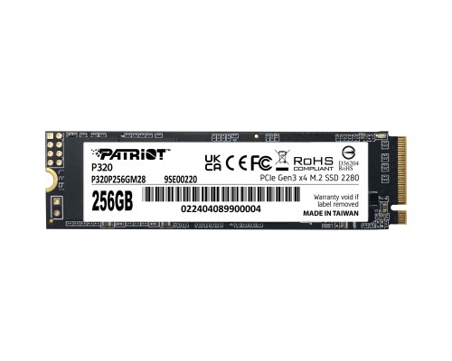 Накопичувач SSD M.2 2280 256GB Patriot (P320P256GM28)