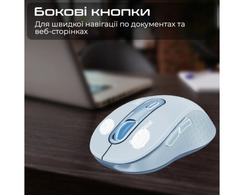 Мишка Promate Ken Wireless/Bluetooth Blue (ken.blue)