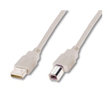 Кабель для принтера USB 2.0 AM/BM 3.0m Digitus (AK-300102-030-E)