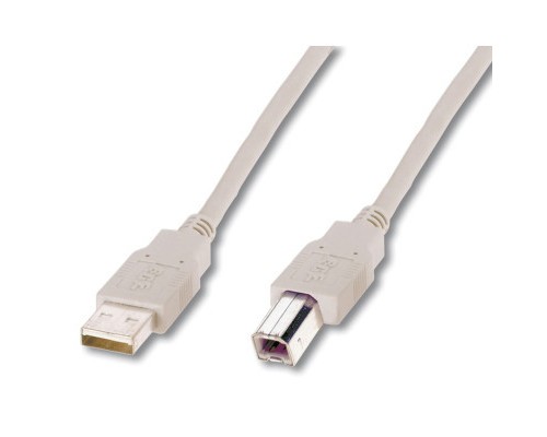 Кабель для принтера USB 2.0 AM/BM 3.0m Digitus (AK-300102-030-E)