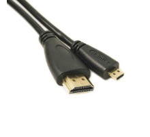Кабель мультимедійний HDMI A to HDMI D (micro), 2.0m PowerPlant (KD00AS1274)
