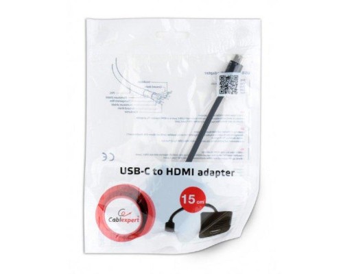 Перехідник Type-C to HDMI Cablexpert (A-CM-HDMIF-01)