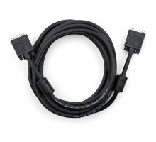 Кабель мультимедійний VGA 5 m MM ferrite Vinga (VCPDCVGAMM5MBK)