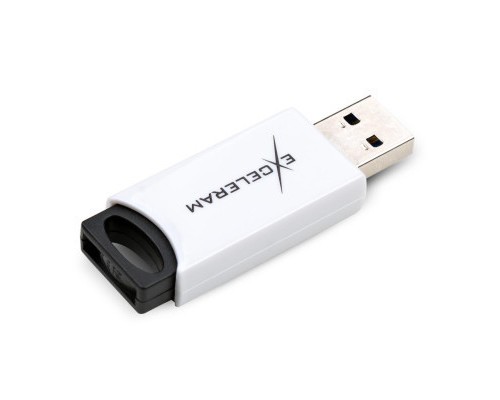 USB флеш накопичувач eXceleram 64GB H2 Series White/Black USB 2.0 (EXU2H2W64)
