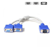 Перехідник VGA M to 2 VGA F 10 cm Atcom (10800)