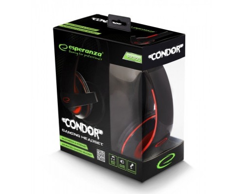 Навушники Esperanza EGH300B Red (EGH300R)
