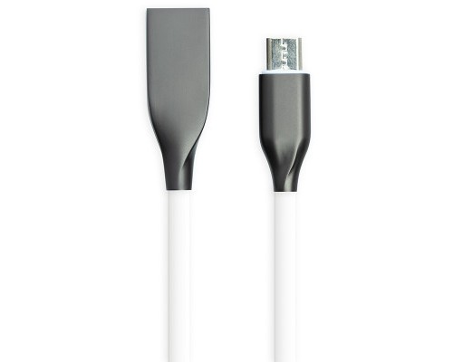 Дата кабель USB 2.0 AM to Micro 5P 1.0m white PowerPlant (CA910700)